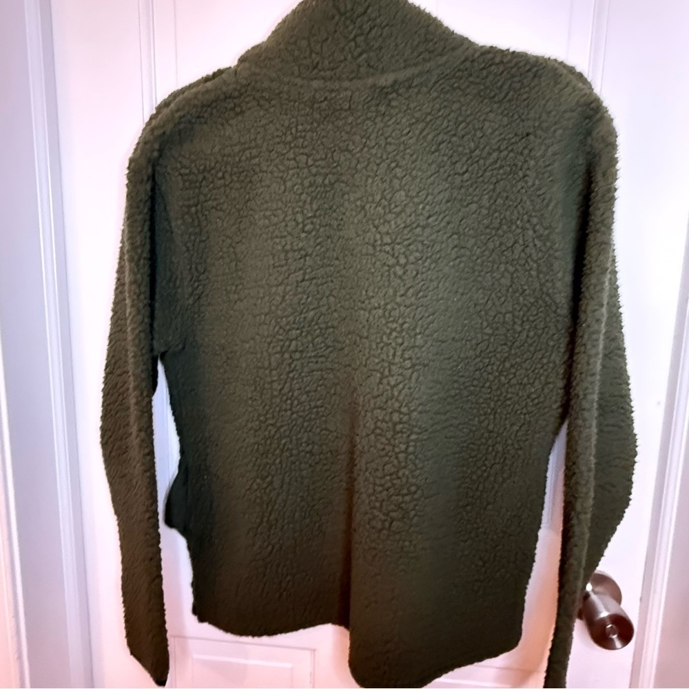 PINK Victoria's Secret Green Cowl Neck Sweater - Picture 4 of 7